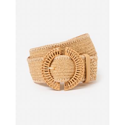 J.McLaughlin Women's Millie Grasscloth Belt Natural, Size Extra Small/Small