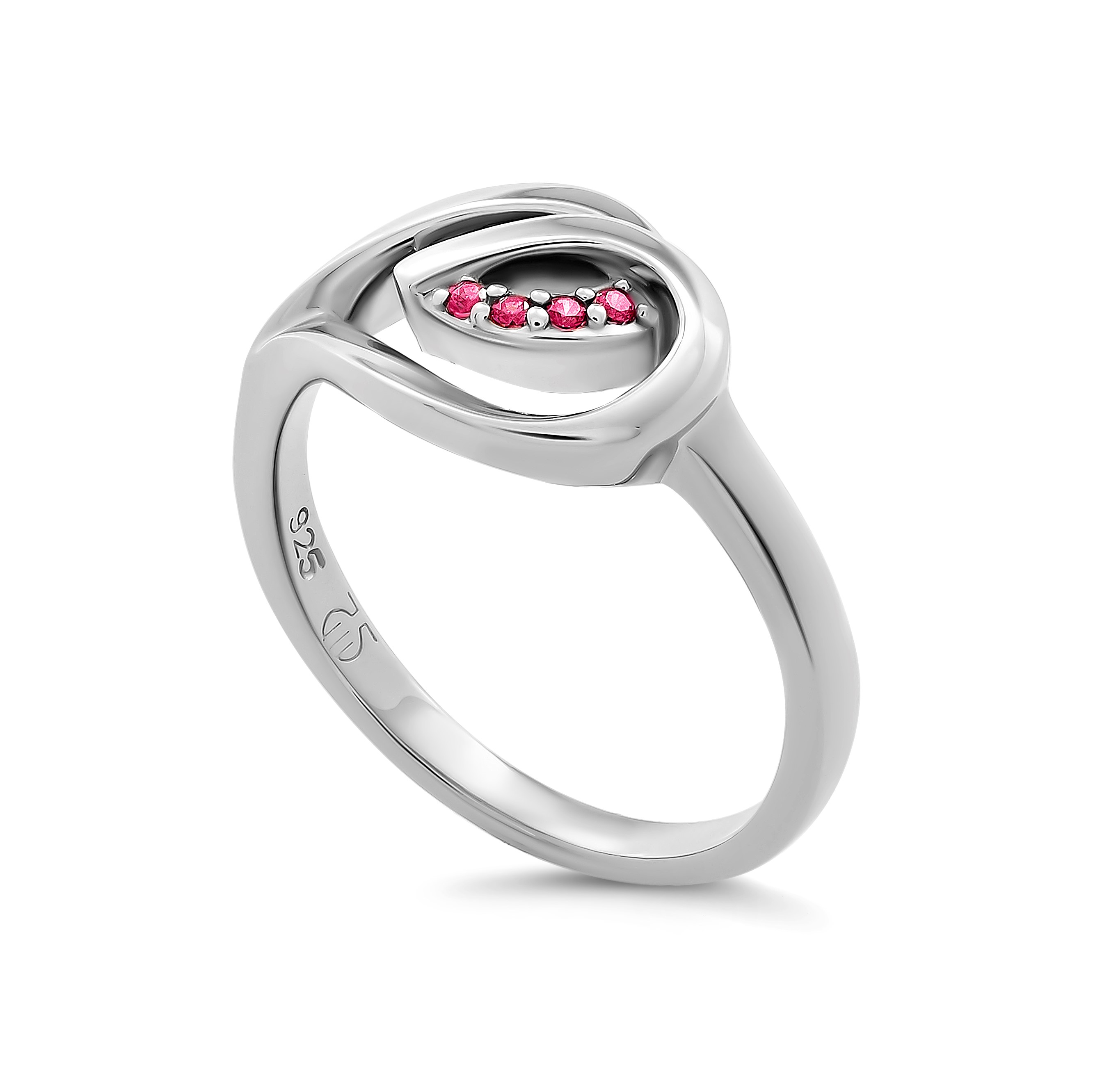 Orphelia 'Dazzle' Damen-Ring aus 925er Sterlingsilber – Silber ZR-7518/R Image