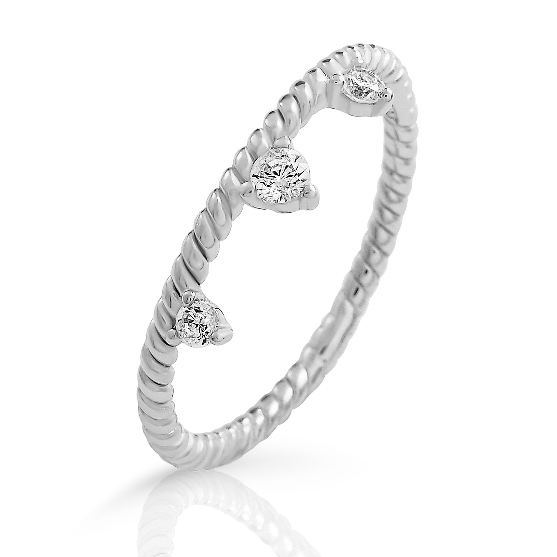 Orphelia 'Krone' Damenring aus 925er Sterlingsilber - Silber ZR-7529 Image