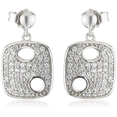 Orphelia Damen 925 Sterling Silber Tropfenohrringe - Silber ZO-5098 Image
