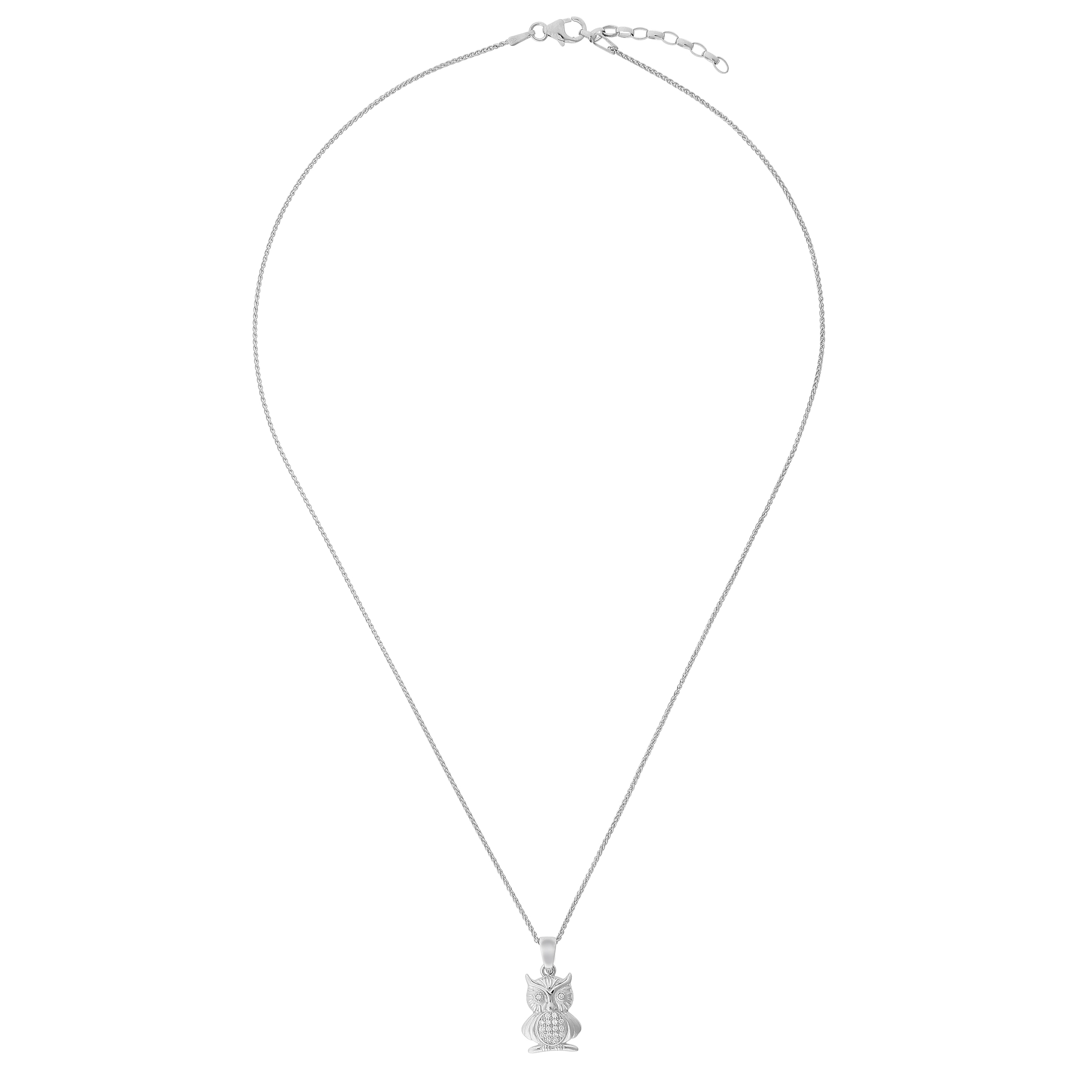 Orphelia Damen-Kette aus 925er Sterlingsilber mit Anhänger – Silber ZH-7339 Image