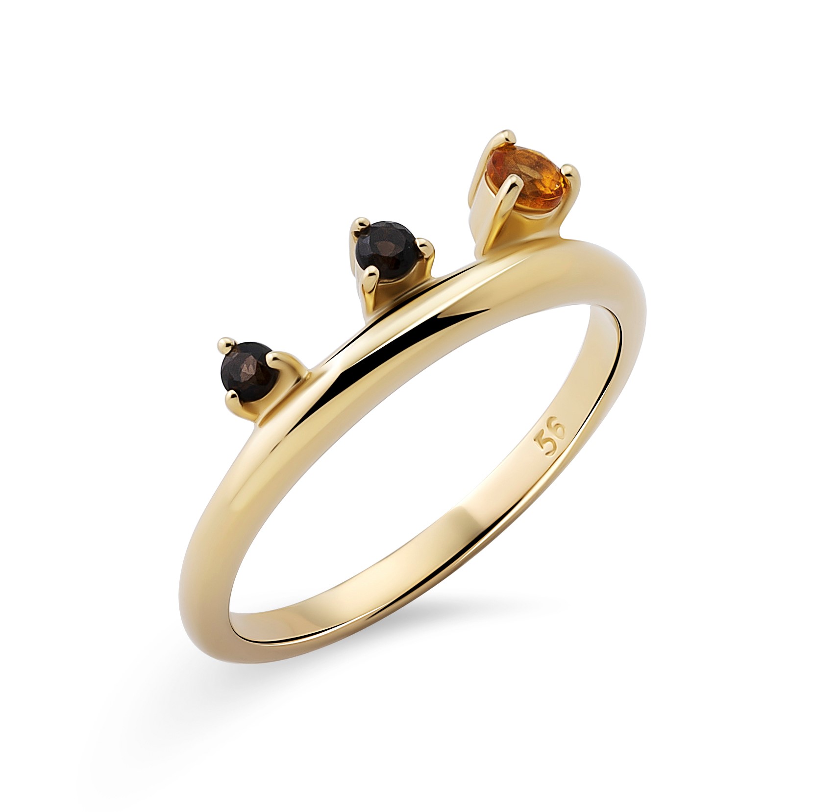 Orphelia Damen-Ring Sterling-Silber 925 – Gold ZR-7497/G Image