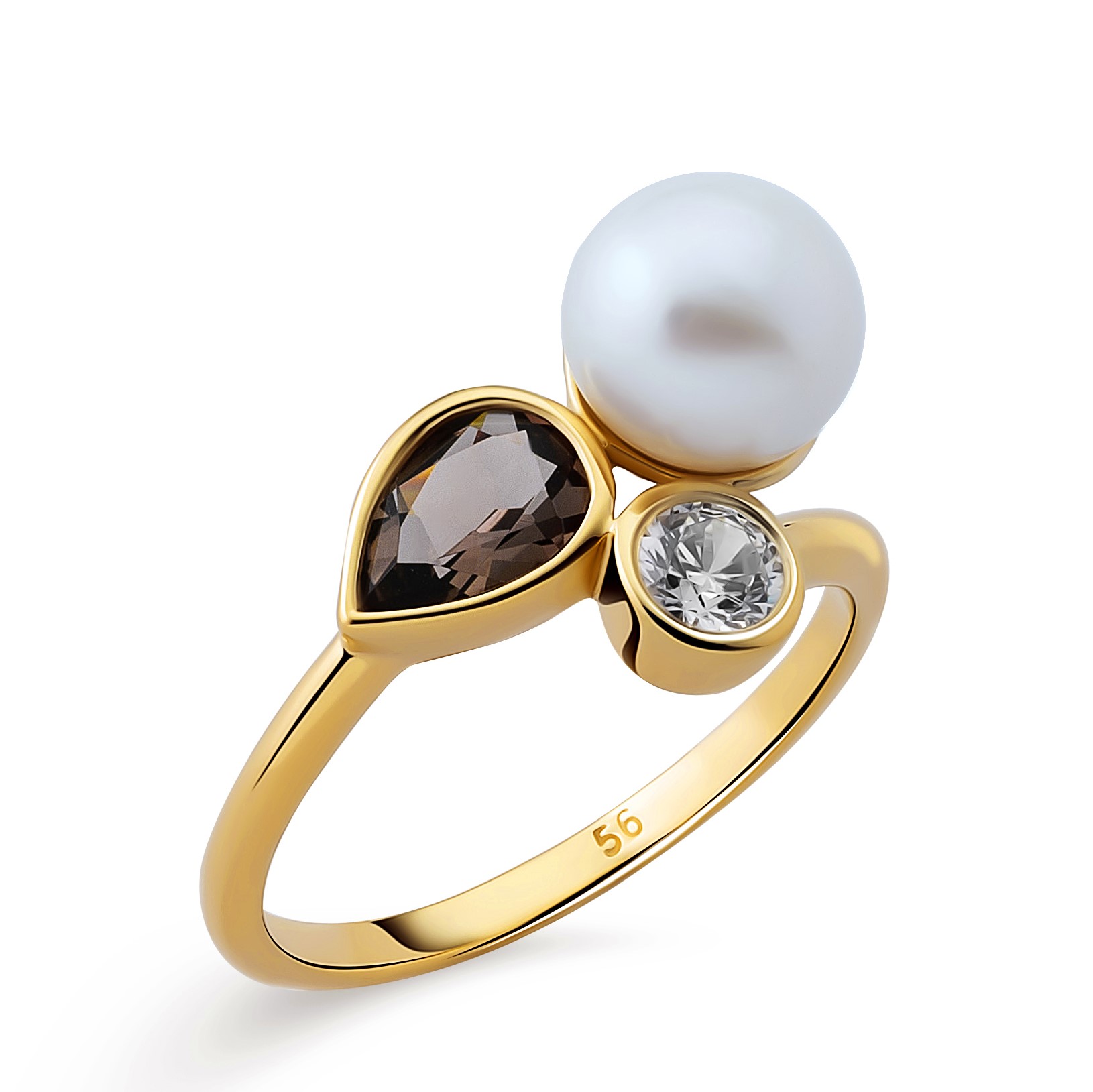 Orphelia Damen-Ring Sterling-Silber 925 – Gold ZR-7498/G Image
