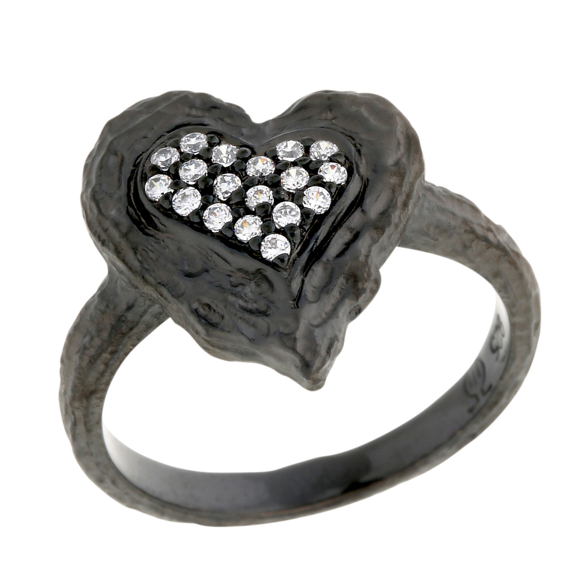 Orphelia Damen-Ring Sterling-Silber 925 – Schwarz ZR-7082/2 Image