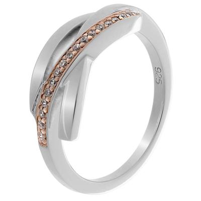 Orphelia Damen-Ring Sterling-Silber 925 – Silber/Rosé ZR-7232 Image