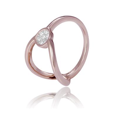 Orphelia Damen-Ring Sterling-Silber 925, Rosé, ZR-7439 Image