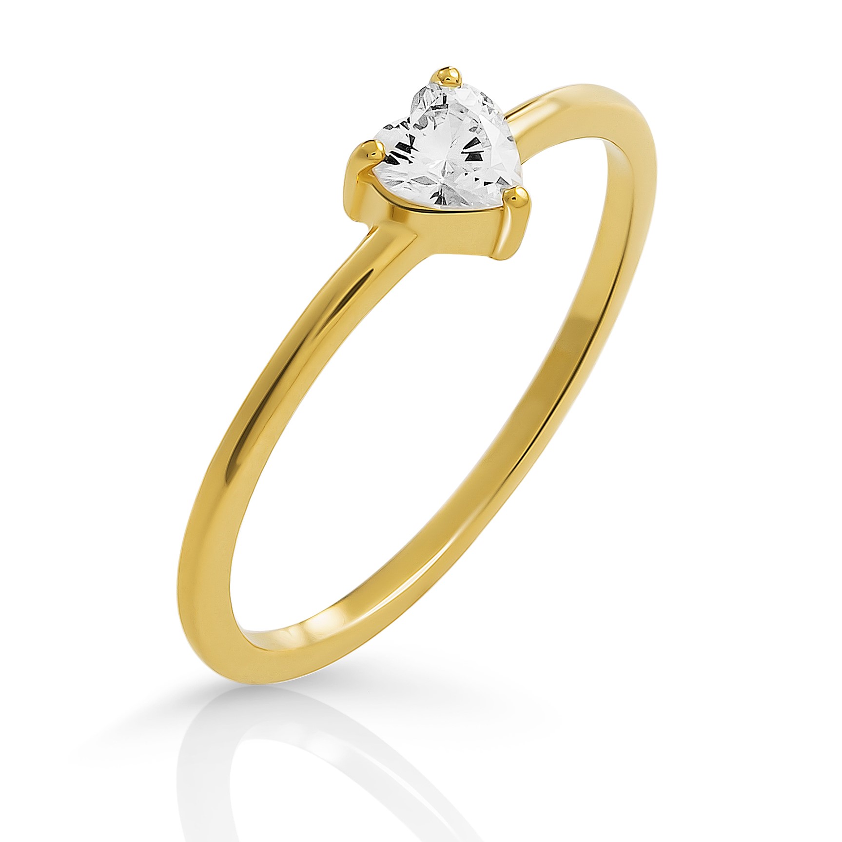 Orphelia „Love“ Damen-Ring aus 925er Sterlingsilber – Gold ZR-7531/G