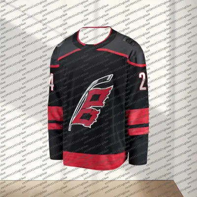 24-25 Adult Carolina moto American Hockey League Jerseys Training Jerseys Sports Jerseys With Long