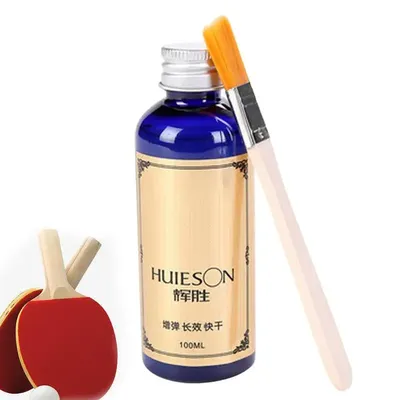 PingPong Racket Table Rubber Tennis Glue For School Office Accessories Professional 100ml Super Liquid Speed With Special Brush