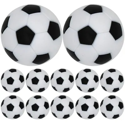12 Pcs Mini Table Football Replacements Balls Desk Game Accessories Soccer Games Hips Material