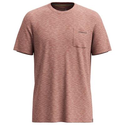 Smartwool - Stag Stare Merino Hemp Blend S/S - Merinoshirt Gr L braun/rosa