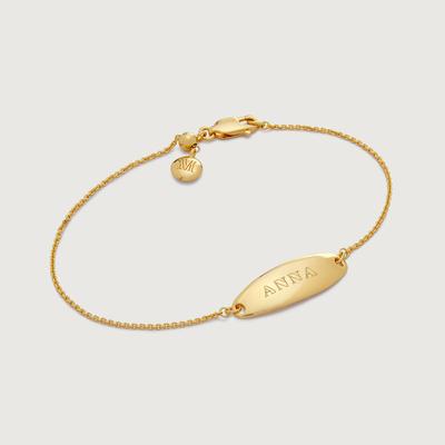 Gold Nura Bar Chain Bracelet