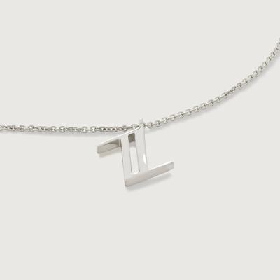 Sterling Silver Initial Z Chain Necklace