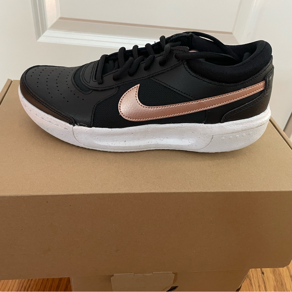 Nike Shoes | Women's Zoom Court Lite 3 Tennis Shoes From Nike | Color: Black | Size: 7.5