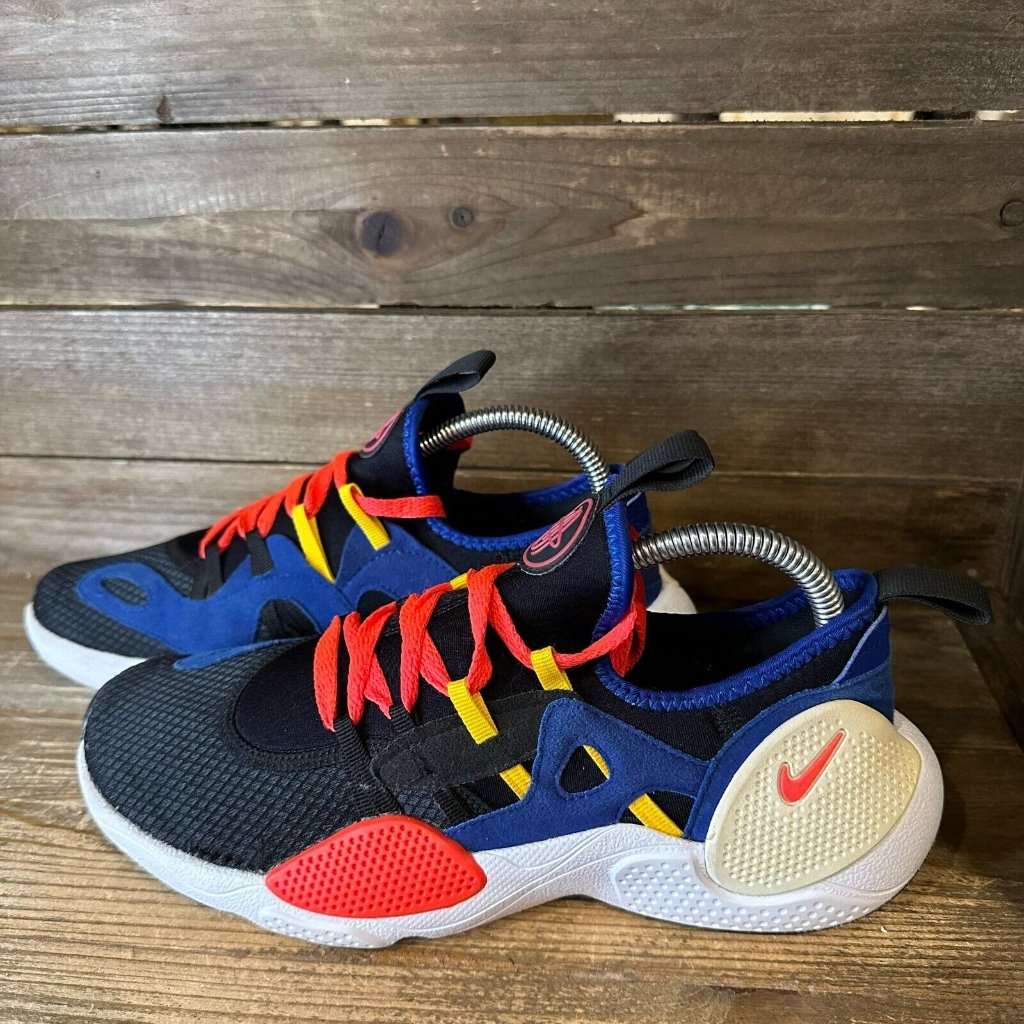 Nike Shoes | Womens / Kids Nike Huarache Edge Blue Athletic Running Sneakers Size 8.5 / 7 Y | Color: Black | Size: 8.5