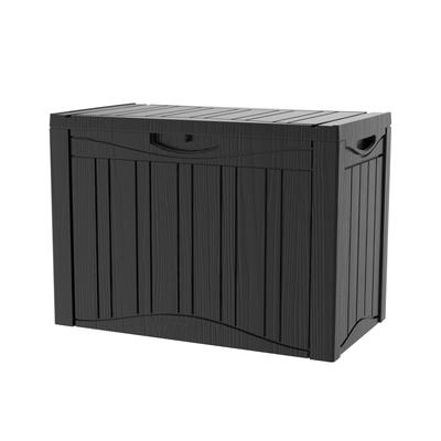 45 Gallon Resin Lockable Patio Outdoor Storage Deck Box
