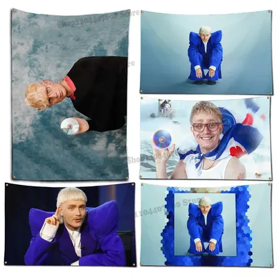 Joost Klein Rapper Singer Fryslan Flag Funny Flags Room Decor Home & Garden Wall Flag Workshop Flags