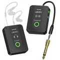 LEKATO MS-02 Sistema di monitoraggio wireless nell'orecchio IEM stereo 2.4G con trasmettitore Ricevitore da cintura Monitor per auricolari wireless