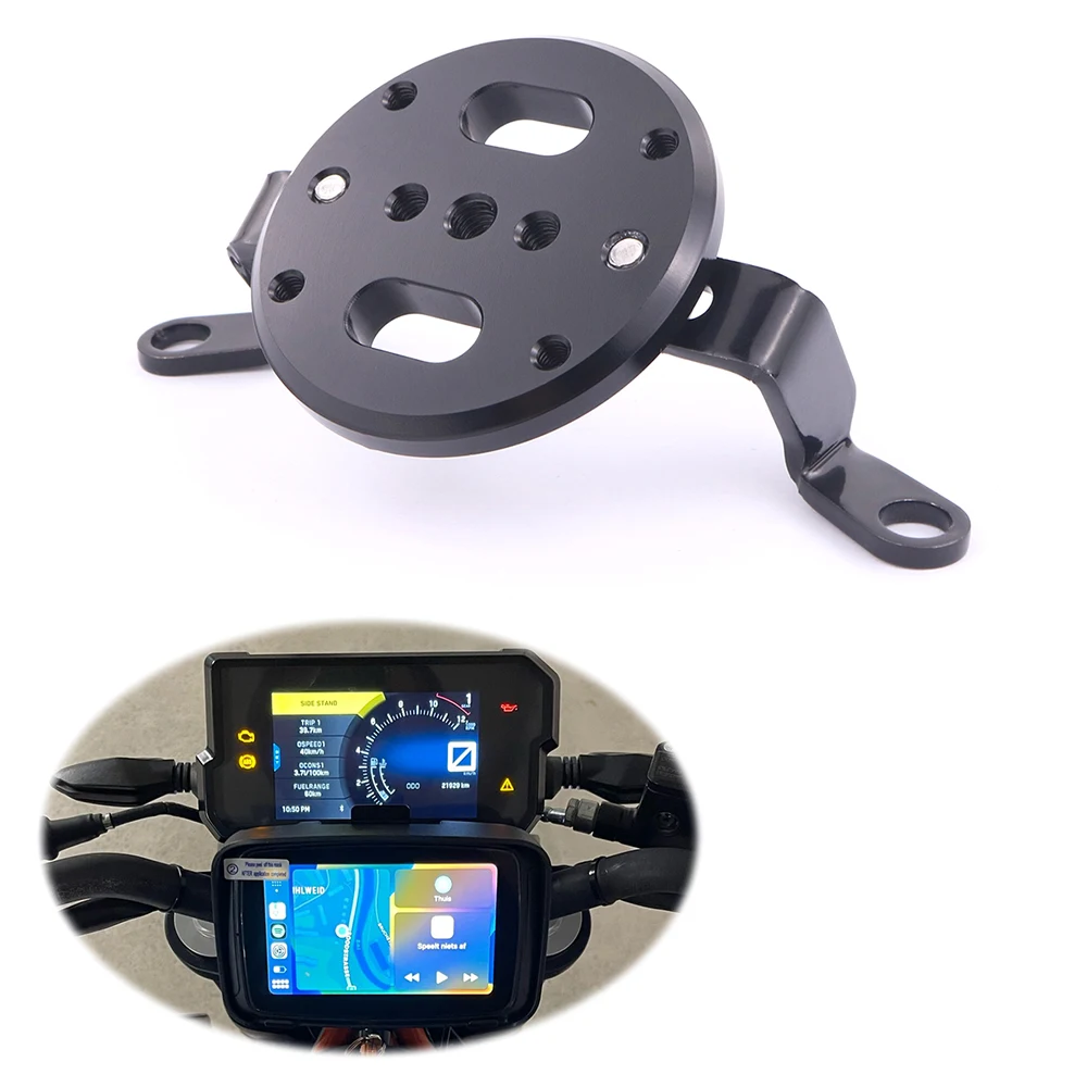 Navigatore Supporto Piastra GPS Staffa Adattare Supporto Per Triumph Tiger Speed Triple Street Triple Thunderbird Bonneville SPEED TWIN