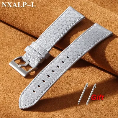 Nylonarmband Lederarmband 20mm 22mm für Seiko für Omega Uhrenarmband Zubehör Schnellverschluss Image