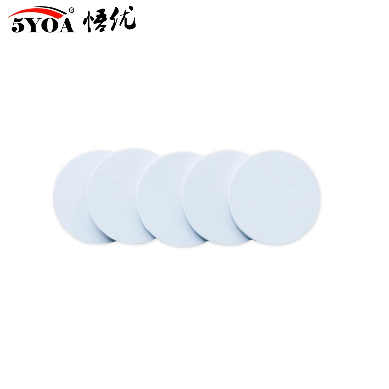 5YOA 5/10/20 stücke T5577 Münze Aufkleber Karte Rfid Smart Chip Id 125 khz 25mm Replizierbare label Token Wiederbeschreibbare Schlüssel Em4305 Abzeichen Image
