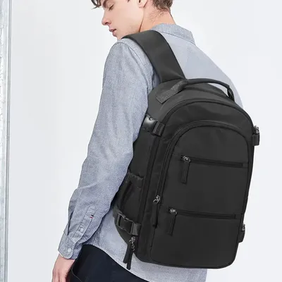Rucksack Männer Wasserdicht Mehrere Taschen Rucksack Männer Arbeitstasche Vakuum Kompression Rucksack Wandern Reise Rucksack Notebook Tasche