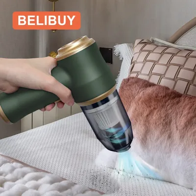 BELIBUY Staubsauger für Haushaltsgeräte, tragbarer Haus- und Auto-Staubsauger, leistungsstarke Image