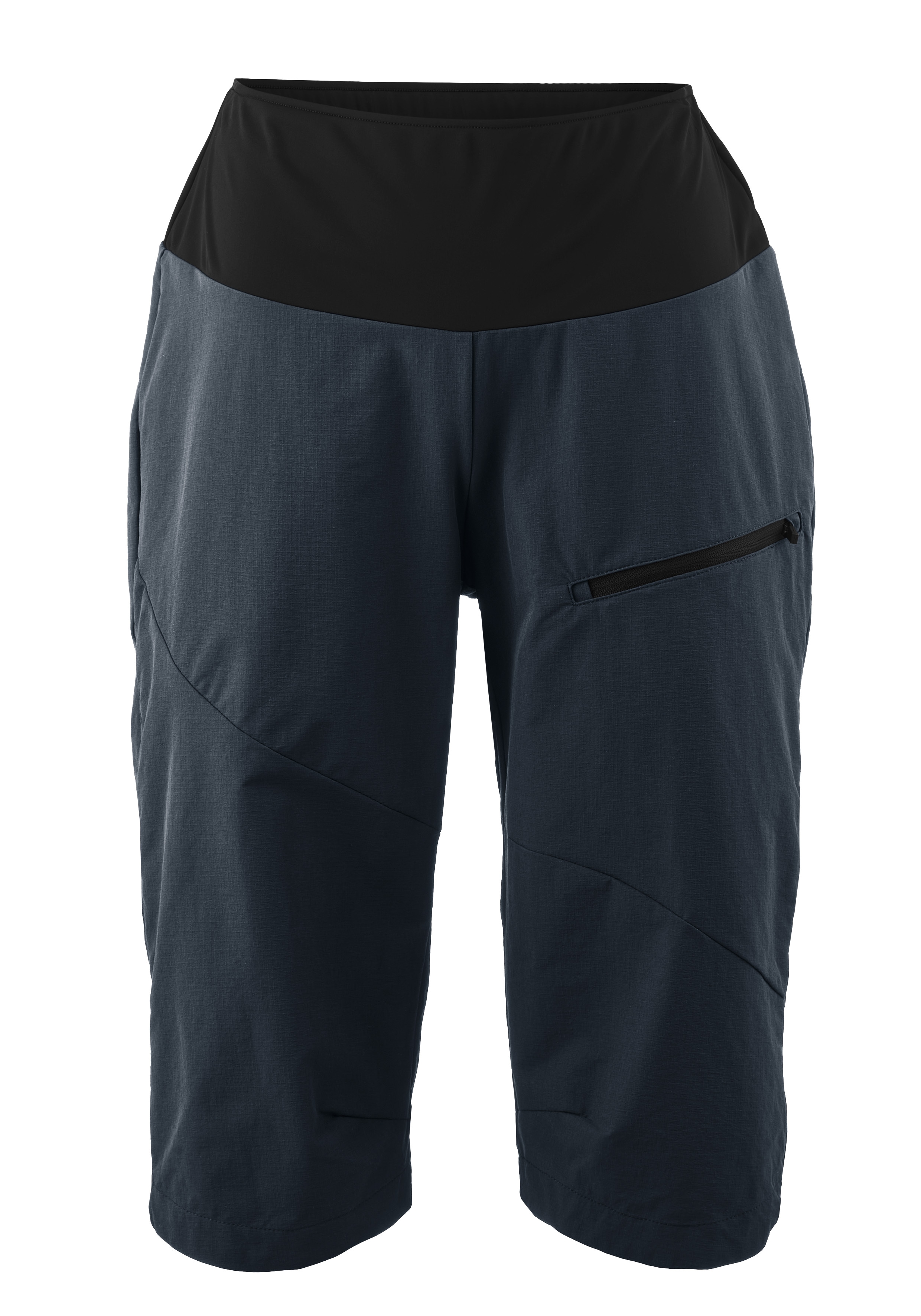 Fahrradhose GONSO "Trail Shorts W", Damen, Gr. 36, Normalgrößen, blau (nachtblau), 93% Polyamid, 7% Elasthan, Hosen, Strapazierfähig und Formstabil Image