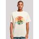 T-Shirt F4NT4STIC "Sonnenuntergang Berglandschaft", Herren, Gr. 4XL, beige (sand), Obermaterial: 100% Baumwolle, casual, oversize, Rundhals, Kurzarm ohne Bündchen, Shirts, Premium Qualität