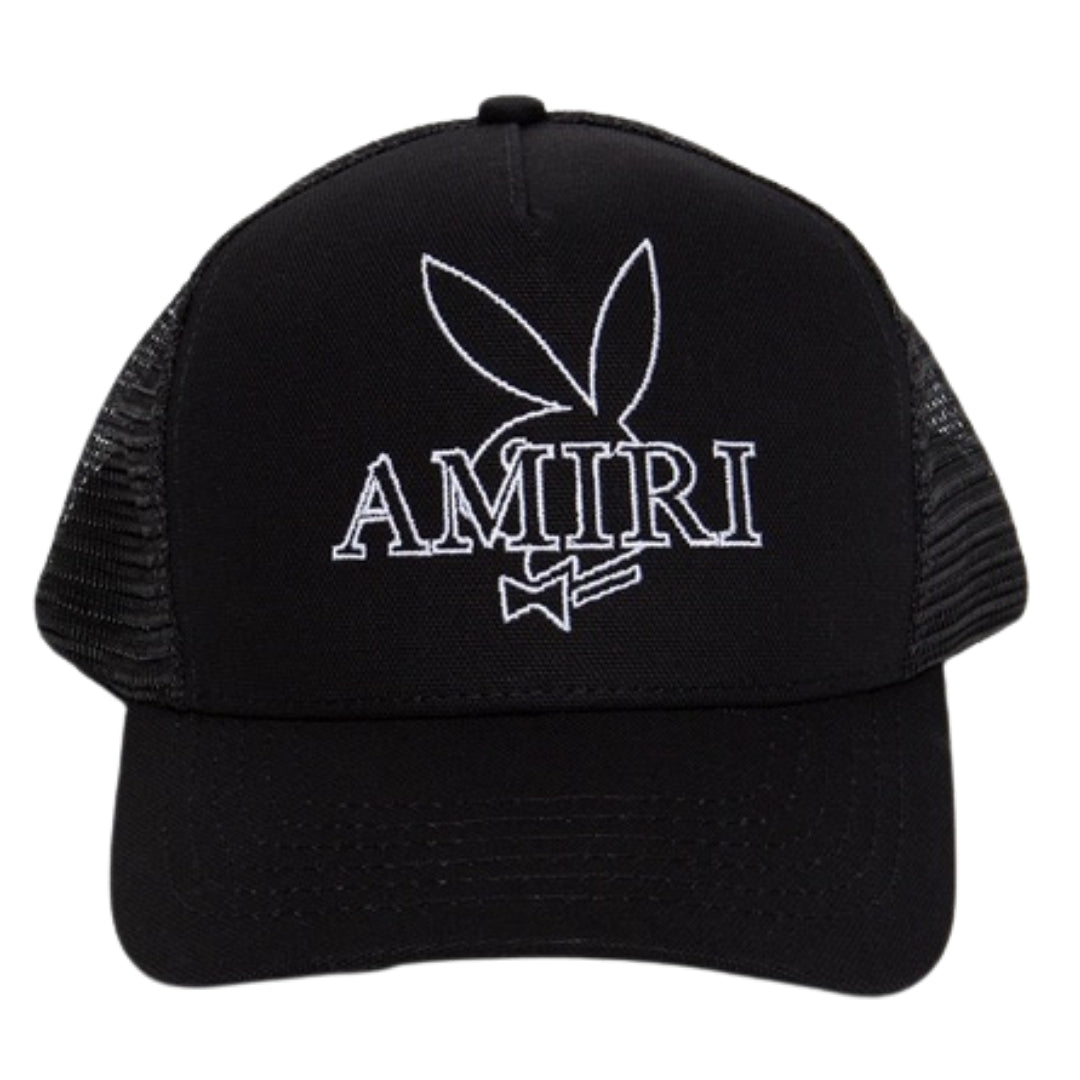 Amiri Playboy Bunny Logo Schwarzer Hut Image