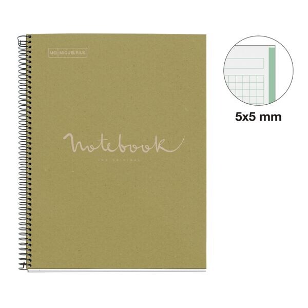 Miquelrius Collegeblock »Eco Emotions 1« A4 kariert grün Image