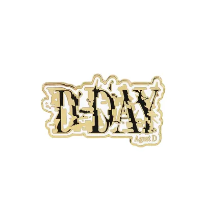 Korean singer Agust D music album D-Day haegeum song badge star merchandise fan gift collection