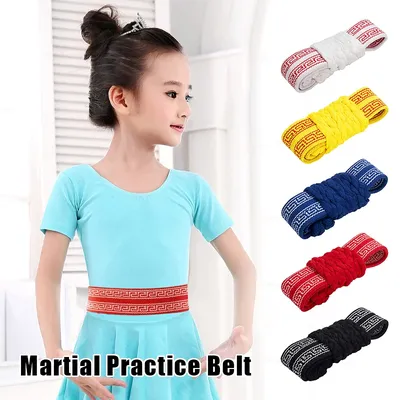 Chinese Shaolin Kung Fu Qigong Belt Cotton Waistband Martial Practice Wushu Dance Training Exercise