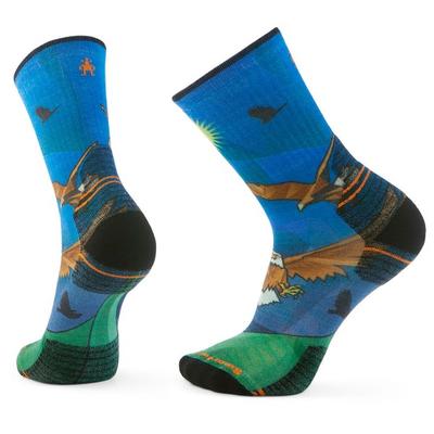 Smartwool - Hike Targeted Cushion Eagle Crew Socks - Wandersocken Unisex L | EU 42-45 blau Image