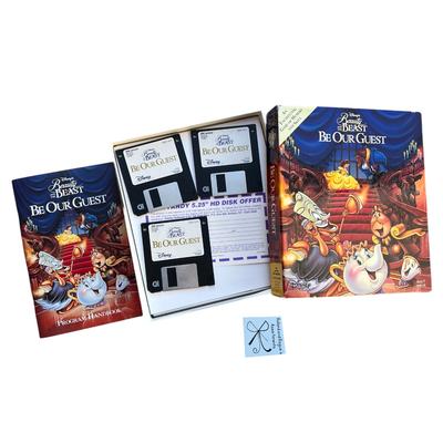 Disney Video Games & Consoles | Disney Software Be Our Guest Floppy Disk Game Includes Poster As-Is | Color: Blue/Yellow | Size: Os