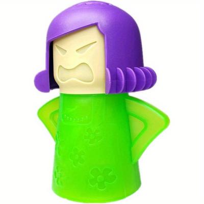 TEMU Angry Mama Microwave Cleaner Steam Disinfectant Device - Effortless Cleaning With Vinegar And Water, Multipack (various Colors) Image