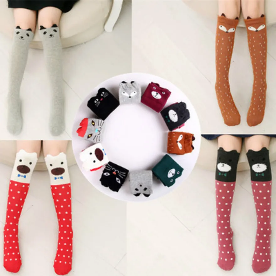 Mädchen Socken 3-12 Jahre Koreanische Version Lange Röhre Prinzessin kinder Knie Socken Kinder Tanz Socken kinder knie lange socken Image