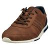 Sneaker BUGATTI, Herren, Gr. 45, braun (braun used), Lederimitat, sportlich, Schuhe, Freizeitschuh, Halbschuh, Schnürer mit modischer Perforierung