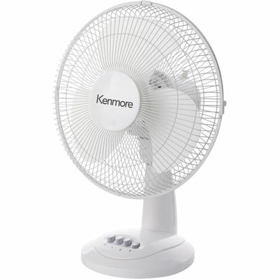 ESM Oscillating Fan, 3 Speed, Oscillating, Air Circulation, White (ESMKM60007WH) Each Fans