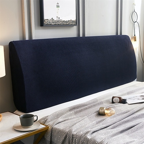 Verdickte gesteppte Kopfteilabdeckung dehnbare All-Inclusive Kopfteil-Schutzhülle Bettkopfabdeckung staubdichtes Schutzhull für Betten in voller Größe Image