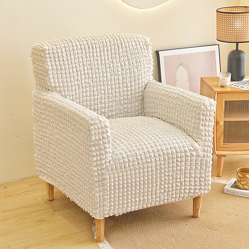 Sesselbezug, Sesselbezug, T-förmiger Jacquard-Sesselbezug für Wohnzimmer, Schlafzimmer, Büro, elastische Einzelsofabezüge, Home-Bar-Theke Image