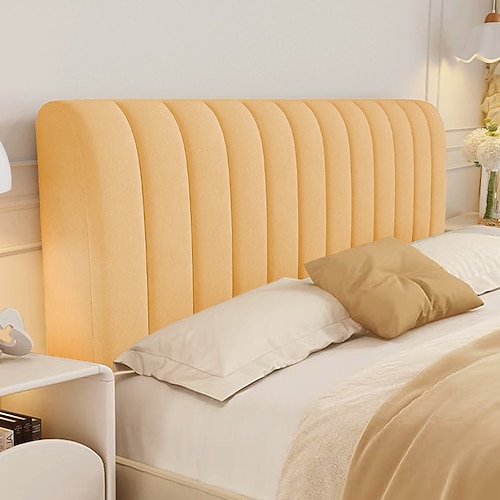 Bettkopfteilabdeckungen Schutzhülle staubdichte dehnbare verdickte Bettkopfpolsterung Schutzabdeckung waschbare kühlende Kopfteil-Schutzhülle Image