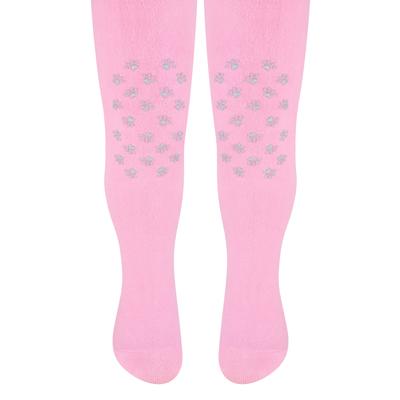 Steven - 1 Paire Collants Bébé Poignées | Collants Coton Antidérapants - Pattes (Rose) Image