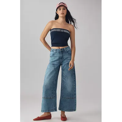 The Myra Low-Rise Tapered Jeans by Pilcro: Ankle Edition