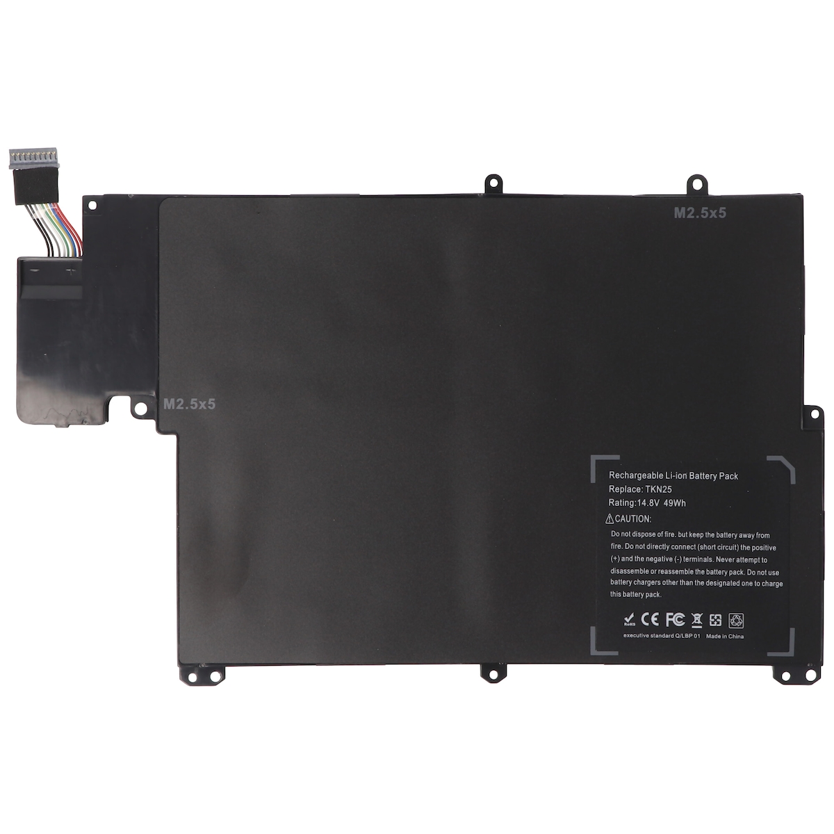 AccuCell Akku passend für Dell Vostro 3360, Li-Polymer, 14,8V, 3310mAh, 49Wh Image