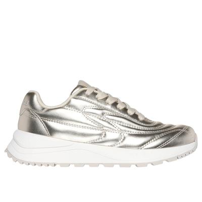 Skechers Women's Fury - Metallic Waves Sneaker | Size 11.0 | Champagne | Leather