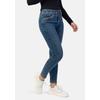 5-Pocket-Jeans STOOKER WOMEN "Rio Fexxi Move Denim Skinny Fit", Damen, Gr. 48, Länge 28, blau (authentic blau wash), Denim/Jeans, 83% Baumwolle, 16% recycled Polyester, 1% Elasthan, casual, skinny fit lang, Jeans, Skinny Fit Casual Clean Wash Denim...