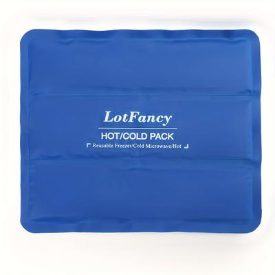 TEMU Lotfancy Ice Pack, Reusable Large Hot Cold Pack, Heating Or Cooling Gel Pad For Back Shoulder Waist