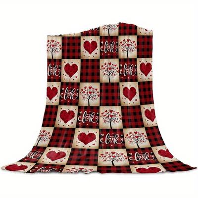 TEMU 1 Set 51.2 Inch *59.1 Inch Heart Retro Decorative