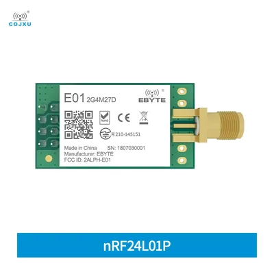 nRF24L01P Drahtloses Modul 2,4 GHz 27 dBm cojxu E01-2G4M27D Langstrecken-SPI-Modul DIP IoT-Modul Image